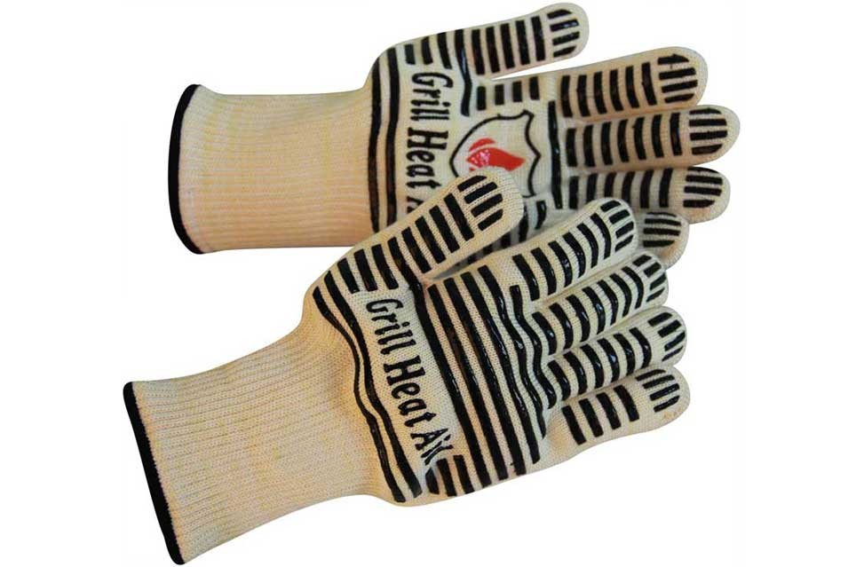 Heat resistant BBQ gloves